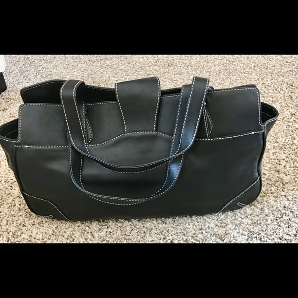 Talbots black bag.  Fantastic condition!! - Picture 3 of 4
